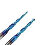 Jiiolioa 2PCS 1/4" Spiral CNC Router Bits