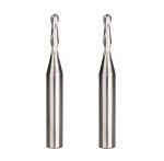 DashHound 2PCS Solid Carbide Ball Nose Bits
