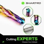 SHARPRO 1/4" Ball Nose CNC Router Bits