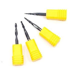 OscarBide 4-Piece Tapered Ball Nose CNC Router Bits