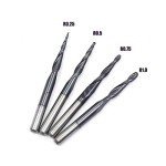 OscarBide 4-Piece Tapered Ball Nose CNC Router Bits