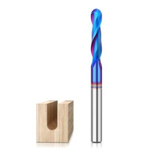 Ball Nose Carbide Router Bit - 1/4" Shank