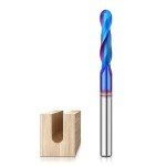 Ball Nose Carbide Router Bit - 1/4" Shank