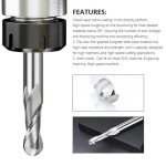 1/4" Ball Nose CNC Router Bits - 2 Flute
