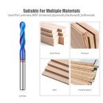 Ball Nose Carbide Router Bit - 1/4" Shank