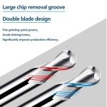 1/4" Ball Nose CNC Router Bits - 2 Flute