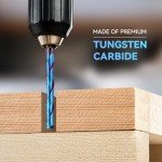 HQMaster Extra Long Carbide Router Bit 1/4 Inch