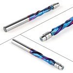 5PCS Compression Spiral Flush Trim Router Bits