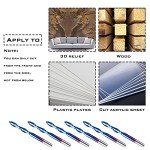 10-Pack 1/8" Ball Nose CNC Router Bits
