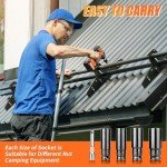 High Torque Cordless Impact Wrench with Batteries