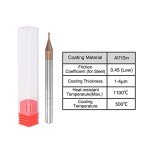 0.5mm Ball Nose Solid Carbide CNC Router Bits