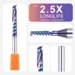 SpeTool 1/4" Single Flute End Mill Bit