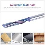 SpeTool 1/4" Single Flute End Mill Bit