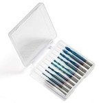 10-Piece Ball Nose Spiral End Mill Set