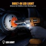 Takuoo 1/2" Cordless Brushless Impact Wrench Kit