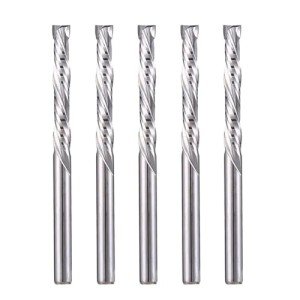 Carbide End Mills Compression Bit Set - 5 Pack