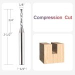 SpeTool 1/8" Up&Down Compression Router Bit