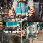 Eanosic Up-Down Compression Router Bit 1/4