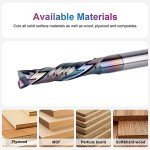 5-Piece Carbide Compression Router Bit Set