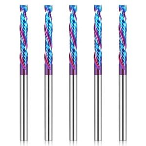 HQMaster 1/8" Compression Spiral CNC Router Bits Set