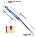 HQMaster 1/8" Compression Spiral CNC Router Bits Set
