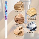 HQMaster 1/8" Compression Spiral CNC Router Bits Set