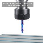 Extra Long Compression Spiral Router Bits - 1/4" Shank