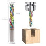 1/4" Spiral Router Bit Set - 5PCS