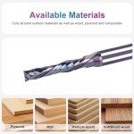 SpeTool Solid Carbide Spiral Compression Router Bit