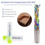 1/4" Spiral Router Bit Set - 5PCS