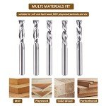 SpeTool 5-Pack CNC Router Bits for Woodworking