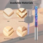 5PCS Carbide Compression Router Bits for CNC