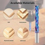 Long 1/2 Inch Spiral Router Bit for Woodworking