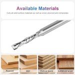 5PCS Compression Router Bit Set for Woodworking