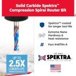 Amana Tool CNC Compression Spiral Router Bit 3