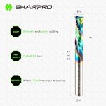 SHARPRO Extra Long CNC Router Bit - 1/4 Inch
