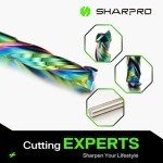 SHARPRO Extra Long CNC Router Bit - 1/4 Inch