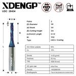 XDENGP 1/8" Compression Spiral Router Bit for CNC