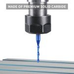 Eanosic 3-Inch Spiral Router Bit, 1/8" Diameter