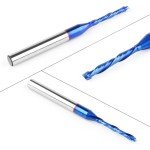 Eanosic 3-Inch Spiral Router Bit, 1/8" Diameter