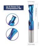 Hozly 1/2" Spiral Router Bits for Wood Carving