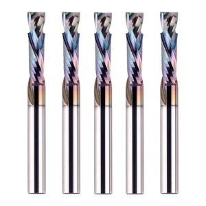 5PCS Compression Spiral Router Bit Set