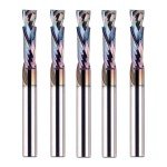 5PCS Compression Spiral Router Bit Set