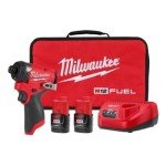 Milwaukee M12 12V Cordless Impact Driver Kit