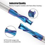 Hozly 1/2" Spiral Router Bits for Wood Carving