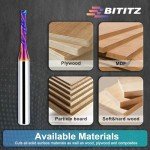 1/4" Shank Up & Down Spiral Router Bit