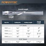 POWERTEC 1/4" Spiral Compression Router Bit