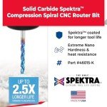 Amana Tool 1/8” Solid Carbide CNC Router Bit