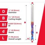 Spektra Solid Carbide CNC Compression Router Bit
