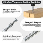 FivePears 1/4" Down Cut Spiral Router Bit
